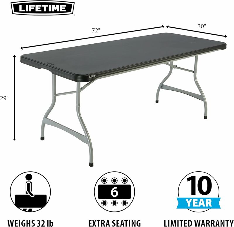 โต๊ะพับซ้อนเชิงพาณิชย์สีดำผลิตภัณฑ์