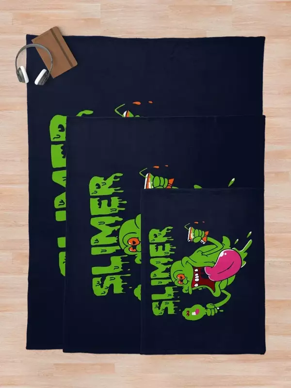Slimer funny Throw Blanket Personalized Gift Quilt Blanket