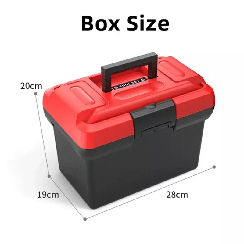 Children's Toolbox Engineer Simulation Repair Tools Pretend Toy Electric Drill Screwdriver Tool Kit Play Toy Box Set for Kids