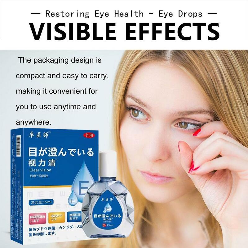 Eye Drops Lens Liquid Lens Solution Comfort Rewetting Drops Contact Lenses Drops Beauty Pupil Cleaning Health Care