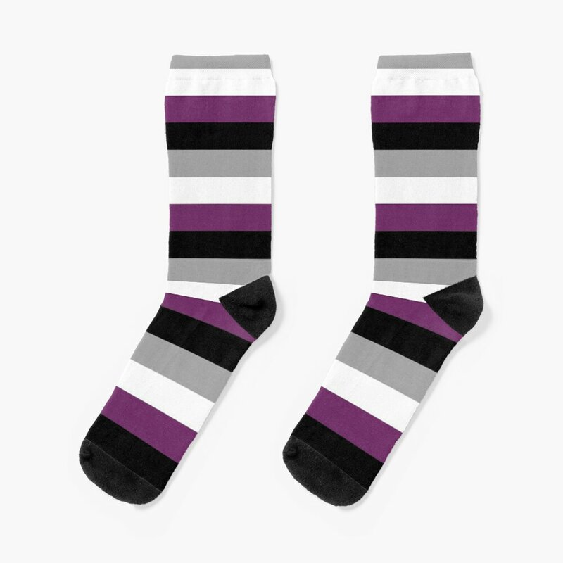 Asexuelle Flagge Socken Anti rutsch Fußball modische Strümpfe Kompression socken Mann Frauen
