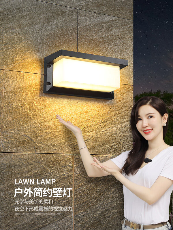 Super brilhante impermeável LED lâmpada de parede, ao ar livre, corredor, escada, pátio, porta, varanda, banheiro