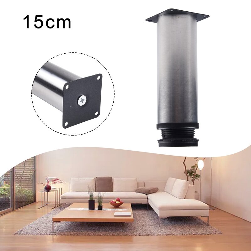 1Pcs Adjustable Metal Furniture Leg Sofa Legs Replacement Furniture Feet Stainless Steel Table Cabinets Feets Hardware