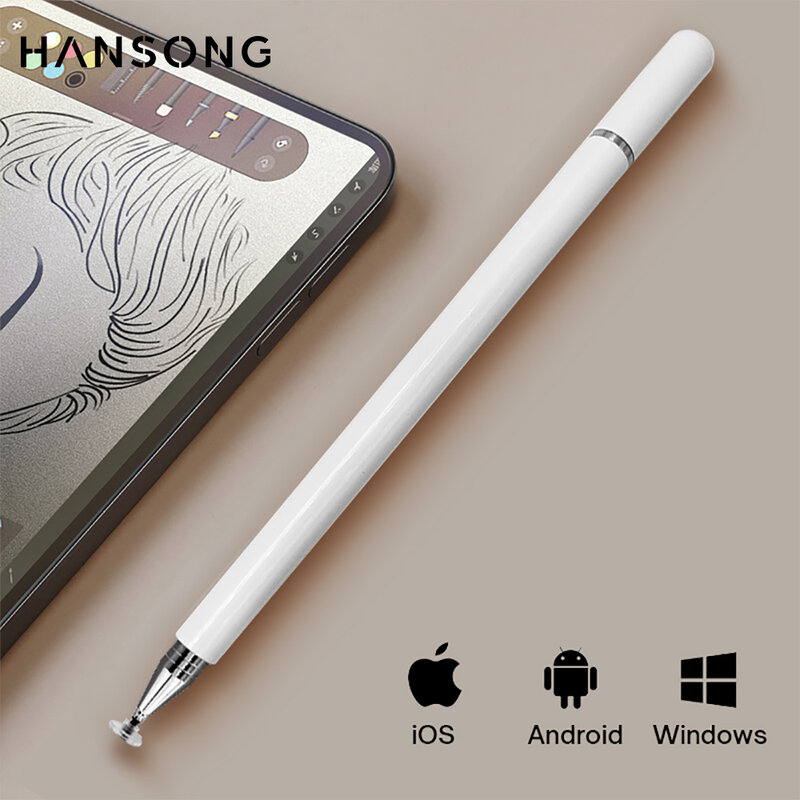 Lápiz óptico de dibujo Universal para Android iOS, lápiz táctil para iPad, iPhone, Samsung, Xiaomi, tableta, teléfono inteligente, accesorios de lápiz