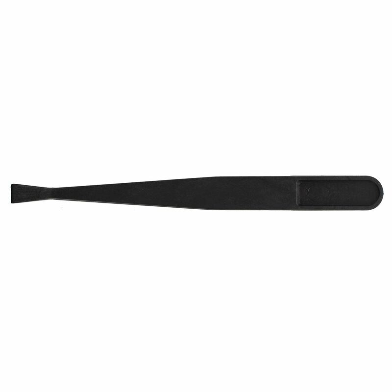 Ручной инструмент черный пластиковый плоский наконечник антистатический пинцет