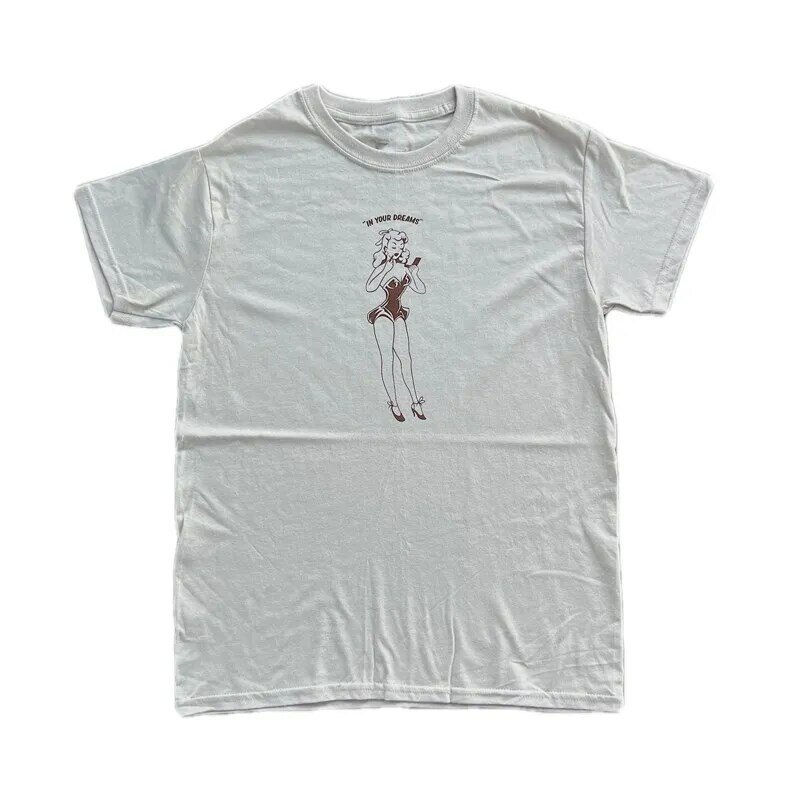T-Shirt surdimensionné unisexe en coton, Streetwear, Hip-Hop, décontracté, gothique, féerique, avec imprimé graphique Vintage, Y2k