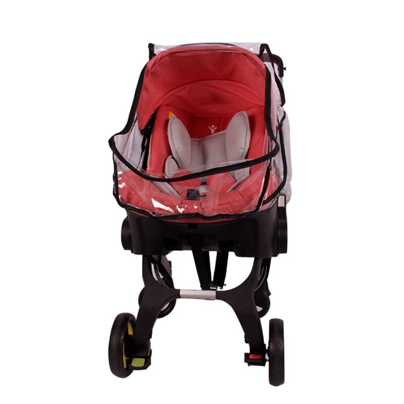 Capa chuva para carrinho bebê carro infantil para assento impermeável à prova transparente Sh
