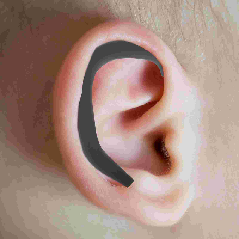 6 paia di supporti per l'orecchio sporgente per bambini strumenti per la correzione del padiglione auricolare per neonati (nero)