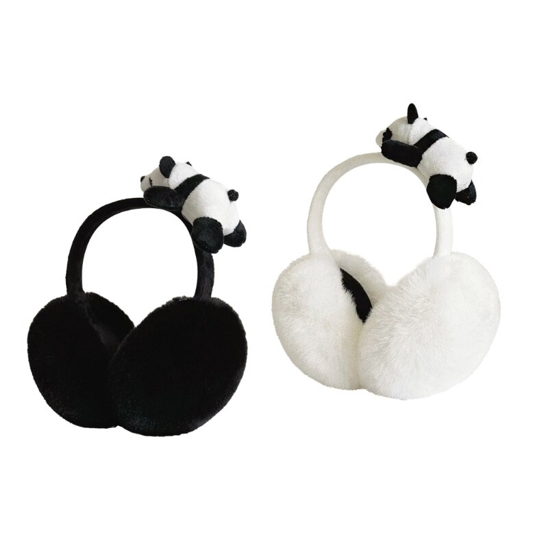 Panda-Plüsch-Ohrenschützer für Frauen und Kinder jeden Alters. Outdoor-Ohrenschützer 449B