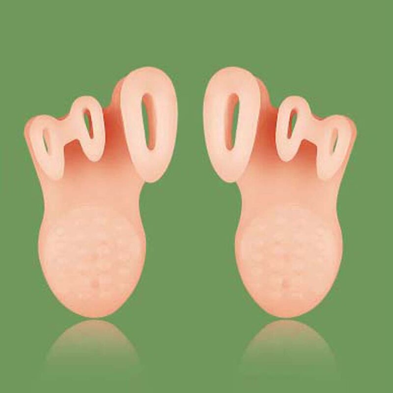 Piedi osso pollice regolatore tre fori separatori punta protezione valgo punta strumenti per la cura del piede tre fori piastra punta SEBS