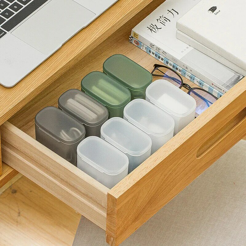 3pcs Portable Cable Storage Box Charger Wire Organizer Charging Line Storage Boxs Mobile Phone Charger Earphones Container Boxes