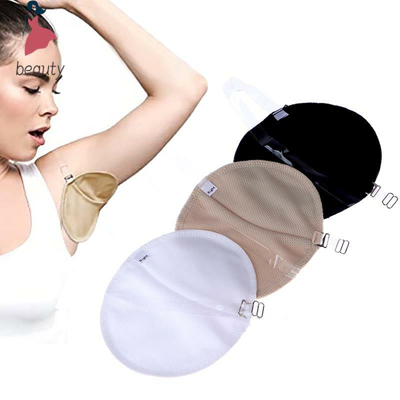 1 Pair Washable Deodorant Armpit Absorbent Sweat Pads Summer Reusable Sweat Perspiration Perfume Absorbing Pad Underarm Guards