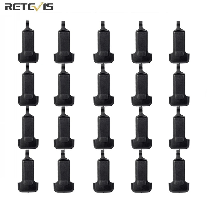 Original Walkie Talkie Belt Clip 5/10/20/50/100 pcs Back Clip For Retevis RT622 RT22S For WLN KD-C1 Two Way Radio Accessories