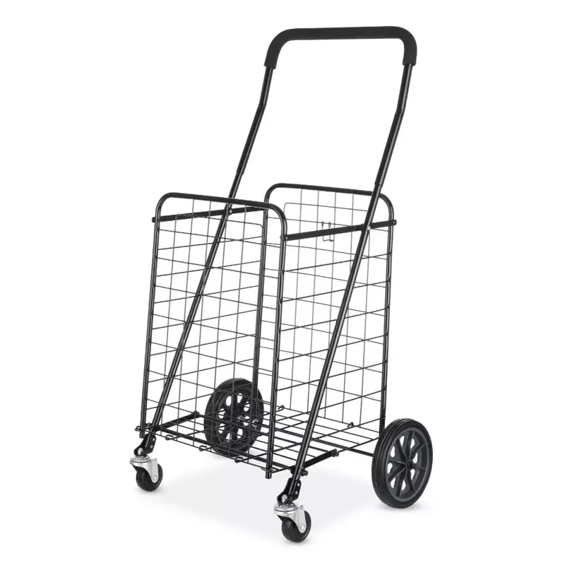 Mainstays Adjustable Steel Rolling Multi-Use Cart, Black