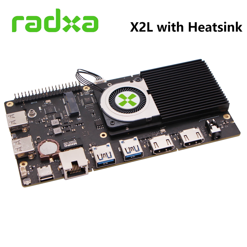 Радиатор 9010B для радиатора Radxa X2L с высоким потоком воздуха до 1,359 куб. М, алюминиевый радиатор