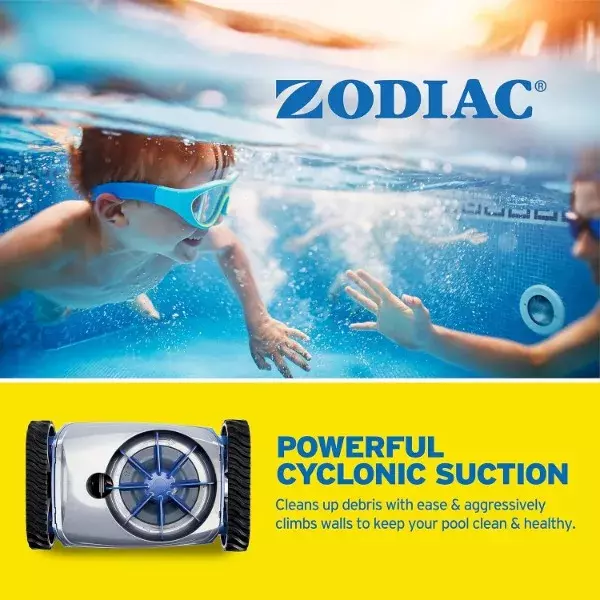 Zodiac自動吸引式プールクリーナー、地下プール用掃除機、mx6