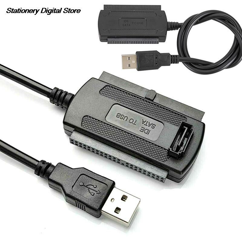 USB 2.0 para IDE adaptador conversor cabo, disco rígido HD, 2,5 ", 3,5"
