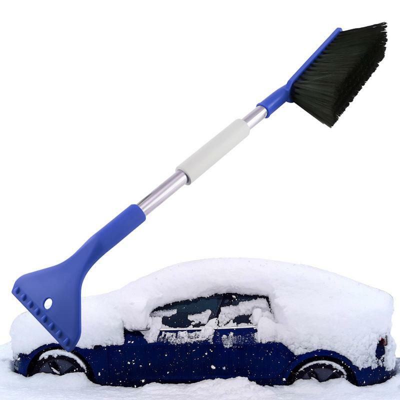Long Multifunction Car Snow Scraper, Ice Removal Brush, Pá para Caminhão, Casa, Janela, Camping, Barraca, Inverno, Novo