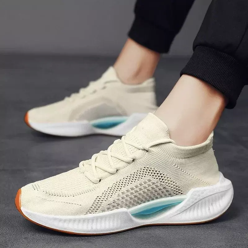 2023 New Mens Sneakers Men Running Shoes Lightweight Casual Shoes Tenis Walking Breathable Male Outdoor Sports Tennis Shoes