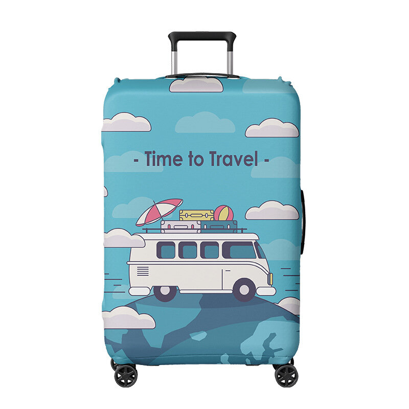2022 New Elastic Travel Luggage Protective Cover Traveler Accessories for 19-32 Bag Suitcase Trolley Protect Case