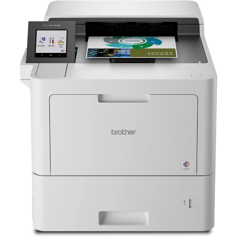 Hl-l9410cdn kolorowa drukarka laserowa korporacyjny z szybkim drukowaniem, duże papierowe pojemnością i zaawansowanymi funkcjami bezpieczeństwa