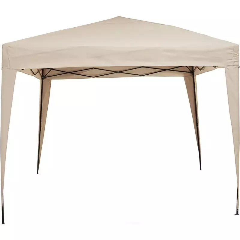 Crosby Furniture-Gazebo plegable para exteriores, 10 'x 10', color tostado, Envío Gratis