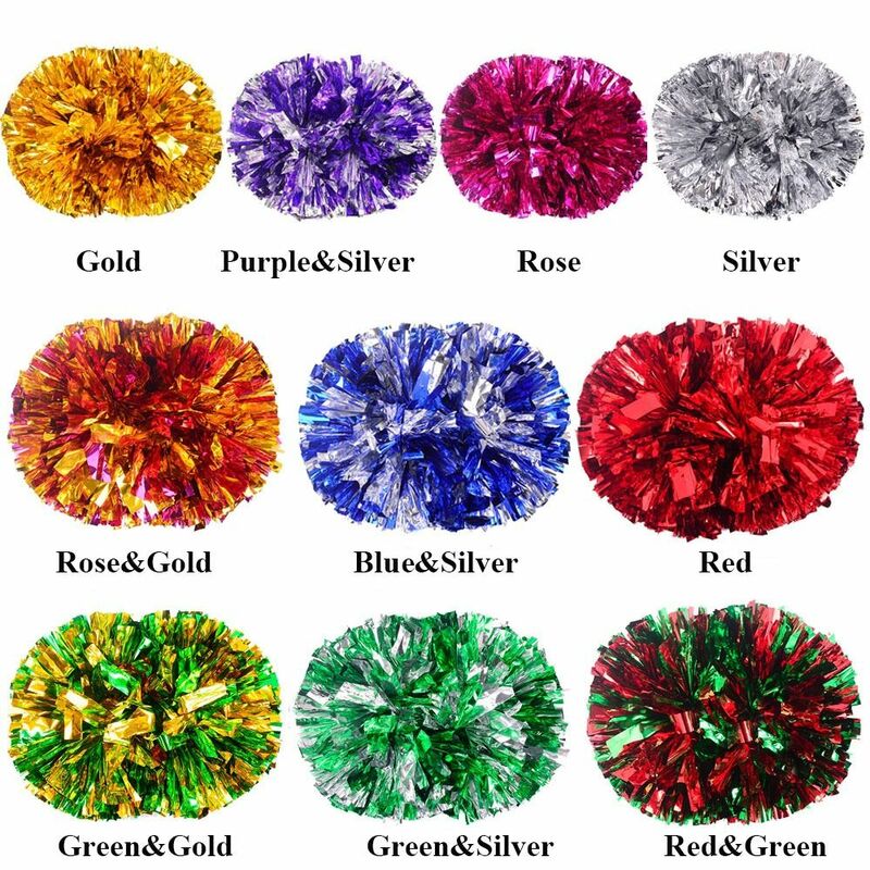 Dress Costume Fancy Competition Flower Cheerleader pompoms Dance Party Decorator Cheerleading Cheering Ball Club Sport Supplies