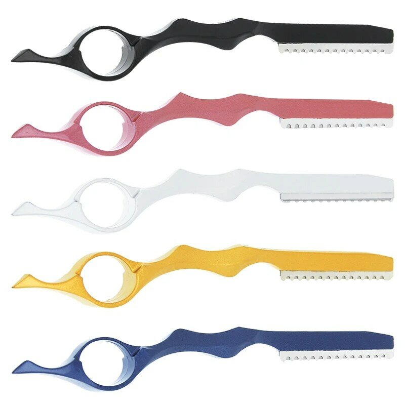 Meisha-cuchillas de corte de pelo para barberos profesionales, cuchillas de acero inoxidable, herramientas de peluquería, C0001A
