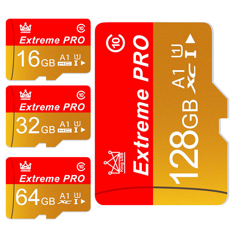 Cartões de Memória de Alta Velocidade, Classe 10 Mini Cartão SD, TF Cartão para Celular, Câmera, 4GB, 8 GB, 16 GB, 32 GB, 64GB, 128 GB