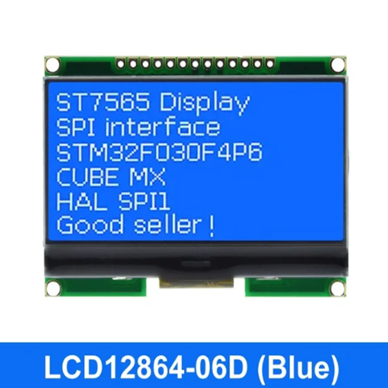 12864 LCD 모듈, COG, 도트 매트릭스 스크린, SPI 인터페이스, LCD12864 12864-06D