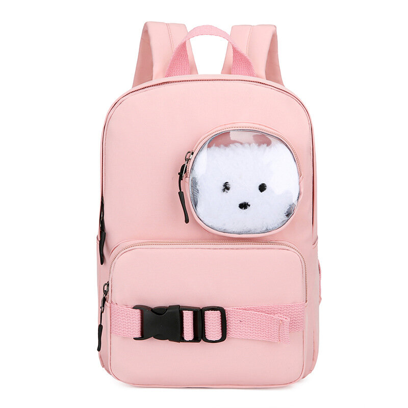 Children's School Bags Cute Bear Cartoon Backpack Boys And Girls Ultra Light Weight-reducing Bag Rugzak Kids Bag Plecak Book Bag