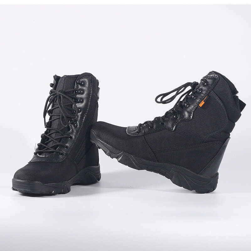 أحذية تكتيكية عسكرية للتدريب في الهواء الطلق للرجال ، أحذية عالية المستوى لجيش الصحراء ، أحذية مموهة للصيد والقتال ، أحذية التسلق والتنزه