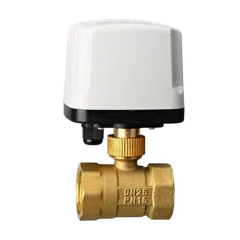 1/2" 3/4" 1" 2" Electric Ball Valve 3-wire 2-way Control Brass Thread Electric Ball Valve Waterpoof Motorized Ball Valve