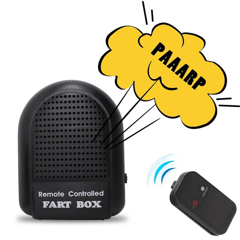 Fart Prank Gadgets Fart Sound Machine Novelty Fart Prank Noise Maker Electronic Remote Control Fart Box Funny Trick Spoof Gifts