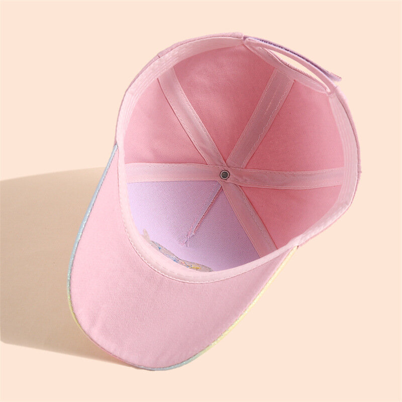 European Children's Baseball Cap For Kids Peaked Hat For Girls Boys Adjustable Baby Hat Love Heart Toddler Cap Gorras Bonnet New