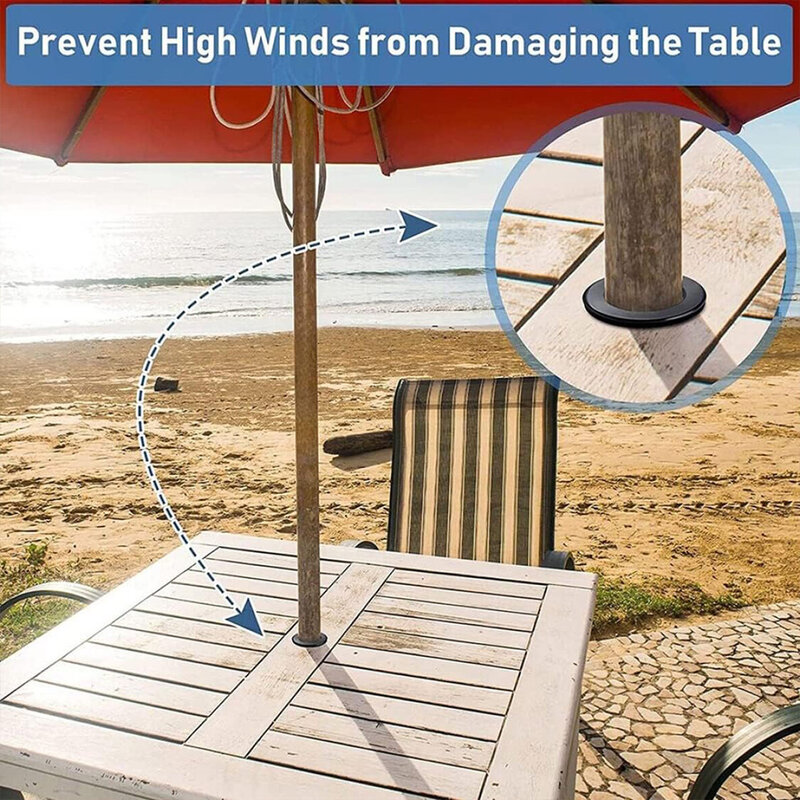 مظلة قاعدة إسفين ، مظلة حديقة خارجية ، فتحة طاولة لحمام السباحة للفناء