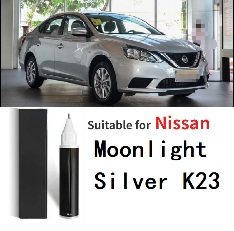 Ручка для ремонта царапин Подходит для Nissan Moonlight Silver K23 ручка для ремонта краски автомобильное средство для удаления царапин Серебряная K23