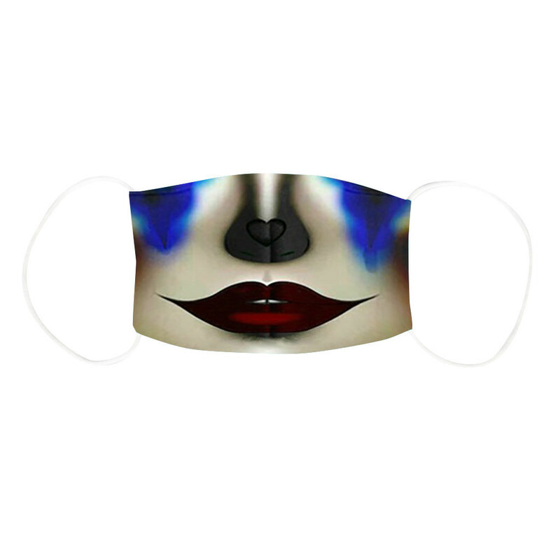 Maschera moda donna riutilizzabile per adulti all'aperto lavabile trucco stampa maschera protettiva per il viso maschera protettiva traspirante di grado clinico