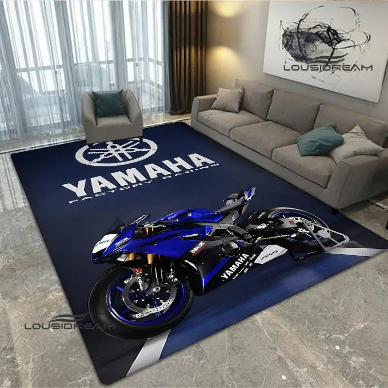 3D Retro motocykl Y-YAMAHA nadrukowany dywan antypoślizgowy dywan dekoracja sypialni odkryty dywan mata do jogi dekoracja sypialni prezent urodzinowy