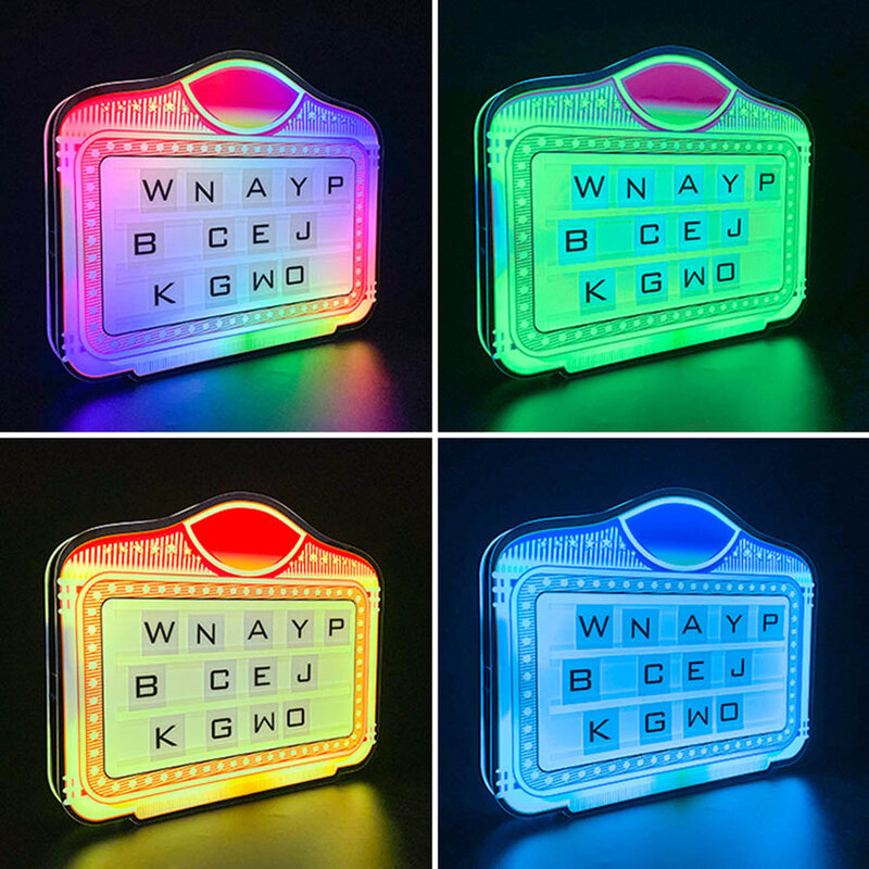 Led Glorifier Club Sign Service Interchangeable Letter Board Billboard With Letter Number Cards For Nightclub VIP Bottle Service
