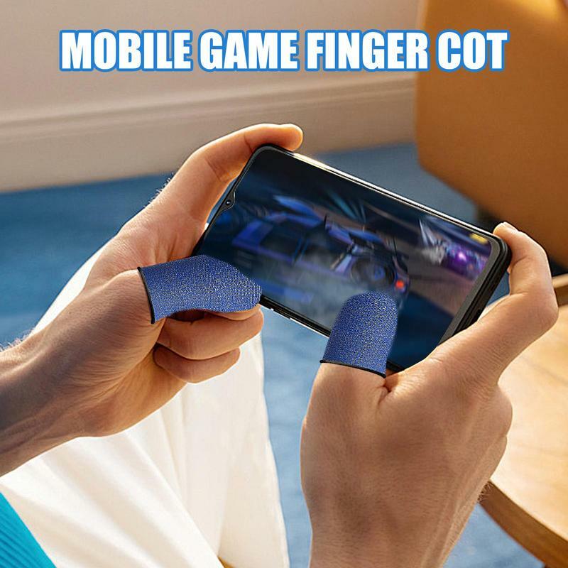20/2PCS Fingertips For Game PUBG Mobile Anti Slip Finger Glove Game Controller Finger Sleeve For Touch Screen Mobile Gaming