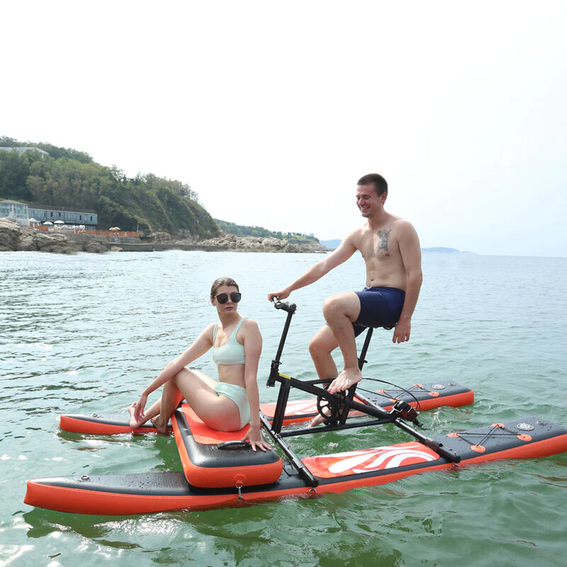 Funworldsport, яркий вес, велосипеды для морской воды, велосипед, подвесная лодка, надувной поплавок, водный велосипед для продажи