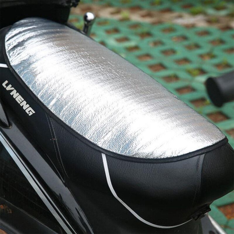 1Pcs Motorcycle Seat Cover Waterdicht Zomer Scooter Zon Pad Isolatie Kussen Voorkomen Koesteren Beschermen