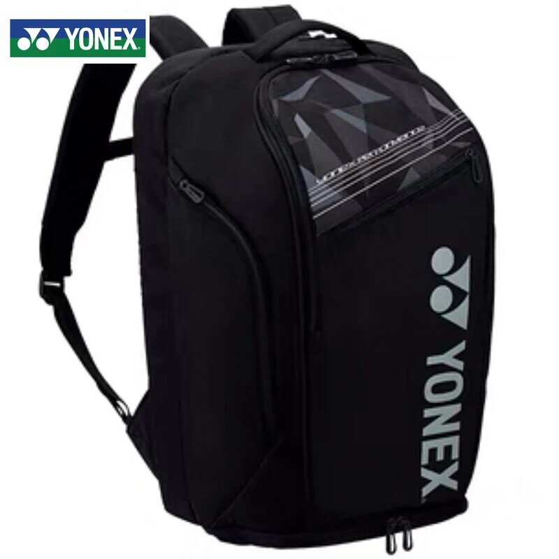 Yonex 정품 2022 배드민턴 배낭, 신발 칸막이, 다기능 스포츠 가방, 최대 3 라켓 보관