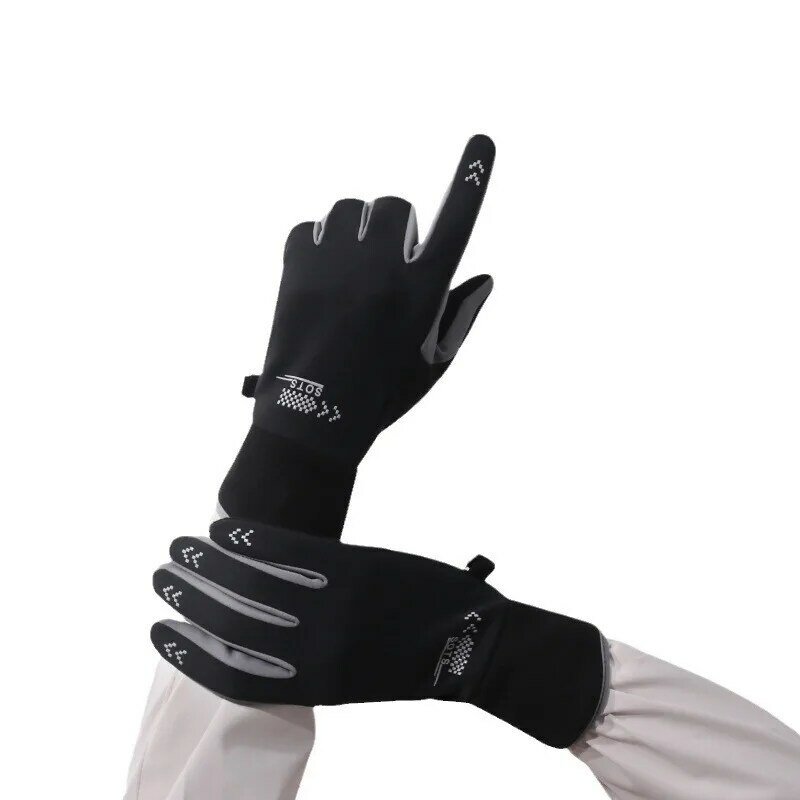 Winter Warme Touchscreen Handschoenen Voor Mannen En Vrouwen, Hardlopen, Fietsen, Vissen, Waterdicht En Winddicht Buitensporthandschoenen