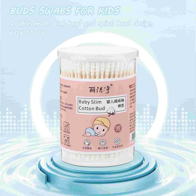 3 Boxes Multifunction Cotton Tipss Cotton Tips Swabs Baby Earpick Multifunction Buds for Kids Absorbent Double-ended