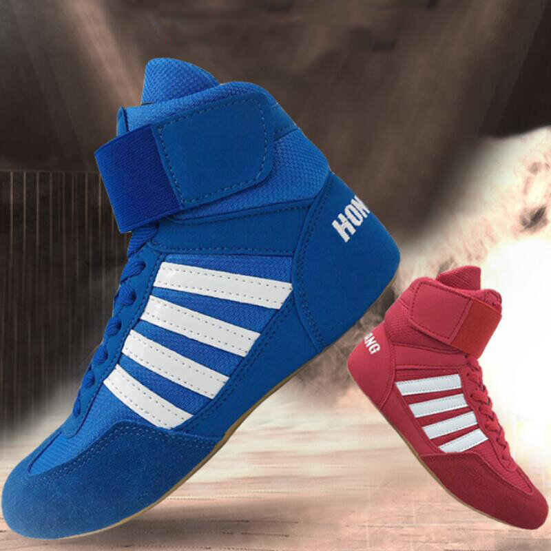 men，women，child boxing shoes Rubber outsole breathable Wrestling shoes Women wrestling costume shoes for wrestling