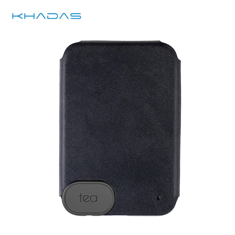 Khadas mitra couro capa artesanal, compatível com iPhone MagSafe, Itália PU Cover