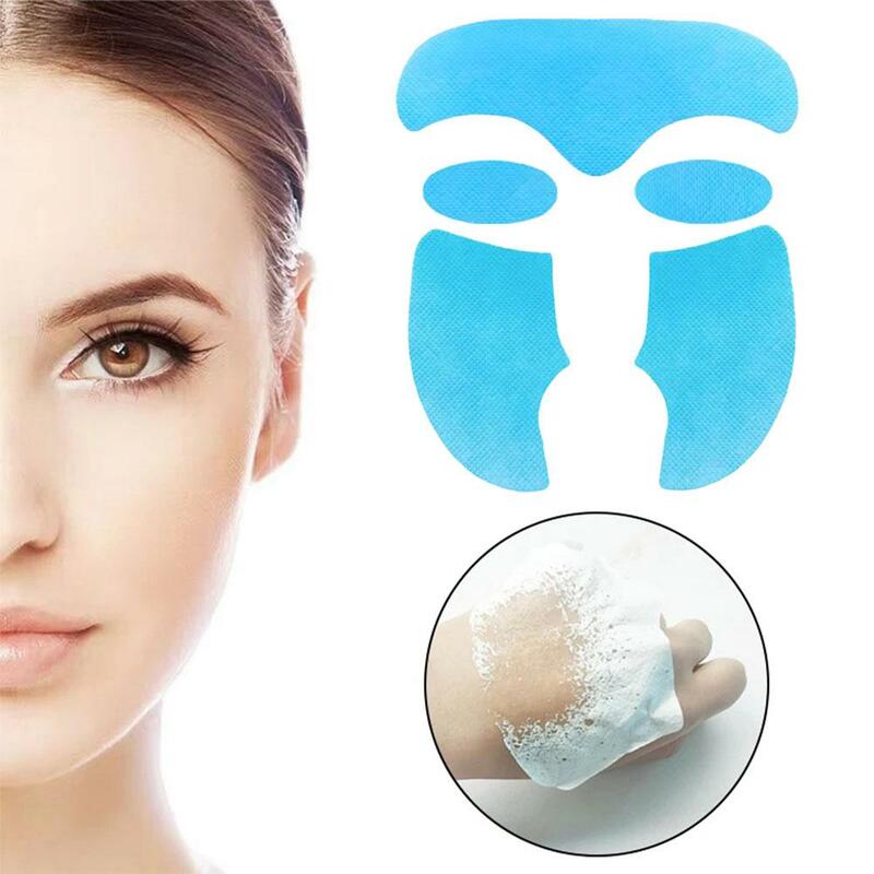 5pcs/set Soluble Collagen Face Mask Hydrolyzed Film Anti Aging Moisturizing Mask Fade Fine Lines Firm Lifting Patches Skin Care
