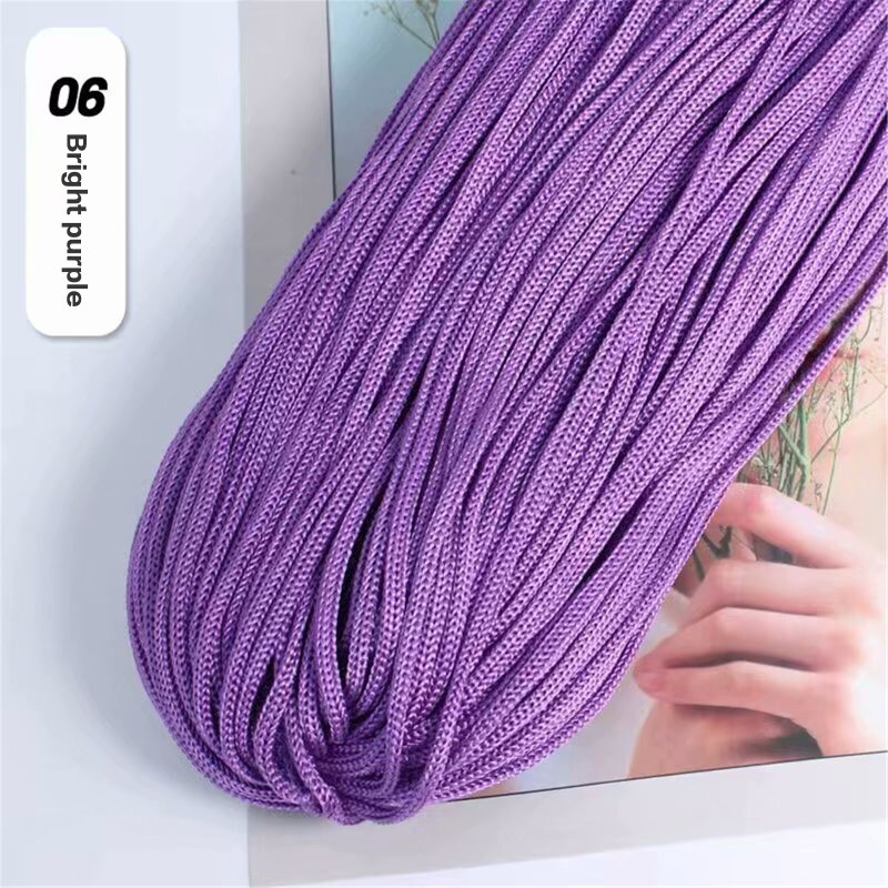 クロージング用の単色シルク糸、夏の帽子と靴下のためのレース糸、DIY手織りのベビーハットとソックス